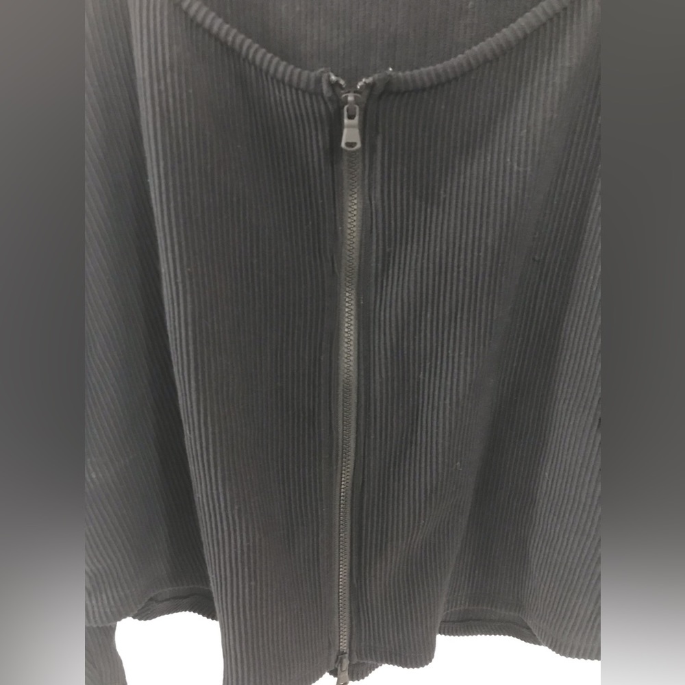 Good American Black Dramatic Zip Long Sleeve - Picture 5 of 11